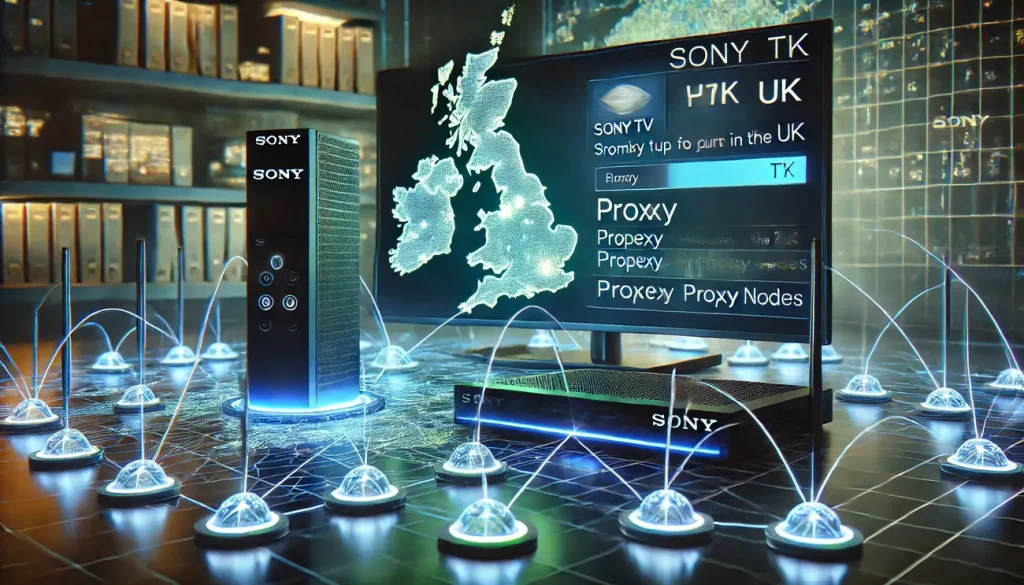 Proxy for Sony TV UK
